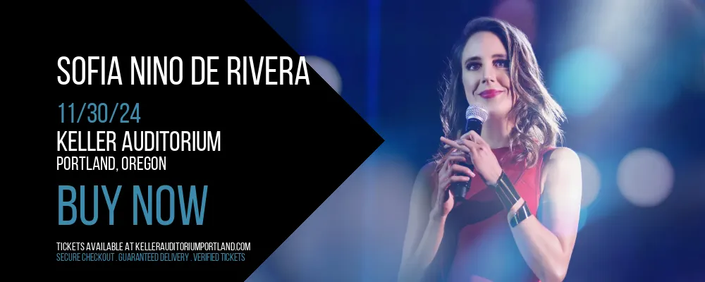 Sofia Nino de Rivera at Keller Auditorium